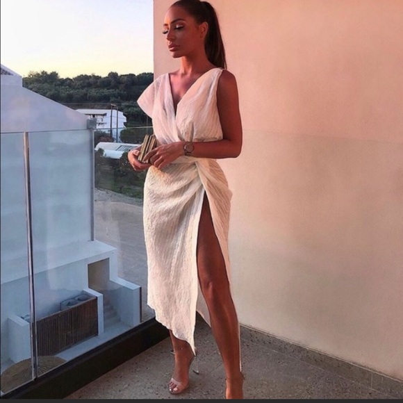 Zara Dresses & Skirts - Zara dress asymmetrical